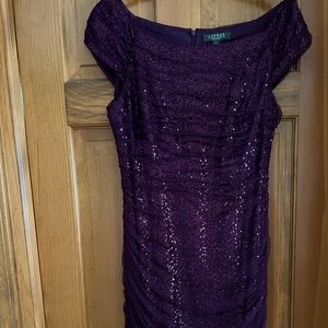 Ralph Lauren Evening Sequin Dress Size 10